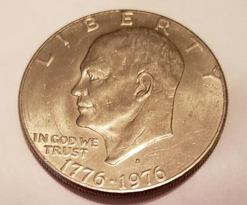 
   bicentennial eisenhower dollar